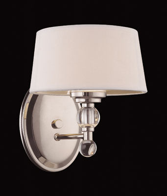 Murren 1 Light Sconce in Polished Nickel - Lamps Expo