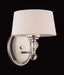 Murren 1 Light Sconce in Polished Nickel - Lamps Expo