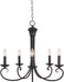 Loft 5-Light Chandelier in Oil Rubbed Bronze