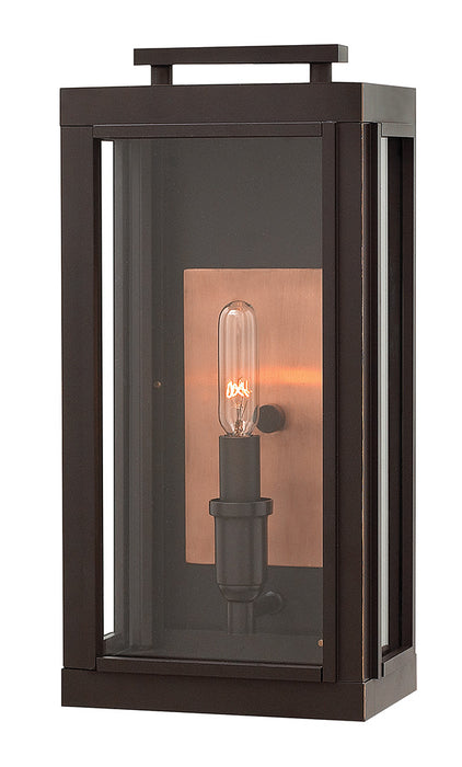 Sutcliffe Small Wall Mount Lantern in Oil Rubbed Bronze