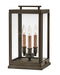 Sutcliffe Large Pier Mount Lantern in Oil Rubbed Bronze
