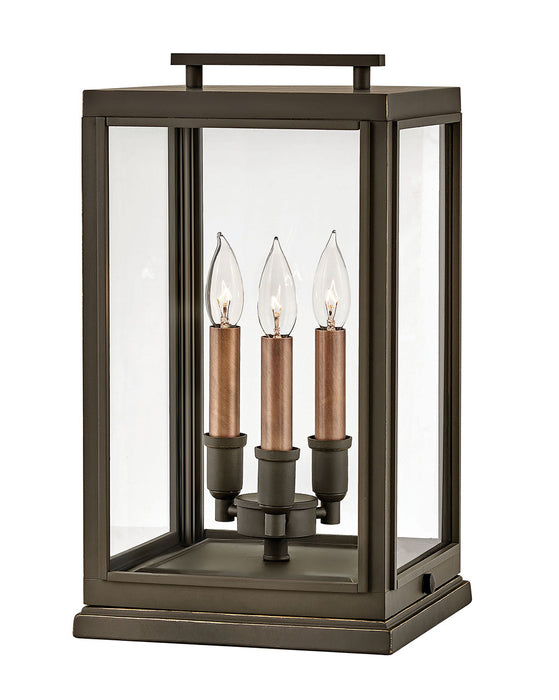 Sutcliffe Large Pier Mount Lantern in Oil Rubbed Bronze