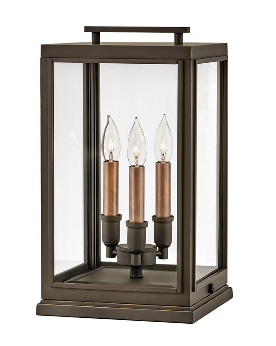 Sutcliffe Large Pier Mount Lantern in Oil Rubbed Bronze