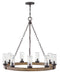 Sawyer Large Single Tier Chandelier in Sequoia