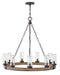 Sawyer Large Single Tier Chandelier in Sequoia