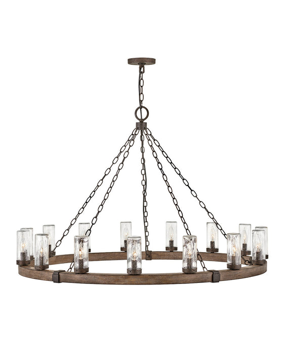 Sawyer Extra Large Single Tier Chandelier in Sequoia