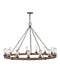 Sawyer Extra Large Single Tier Chandelier in Sequoia