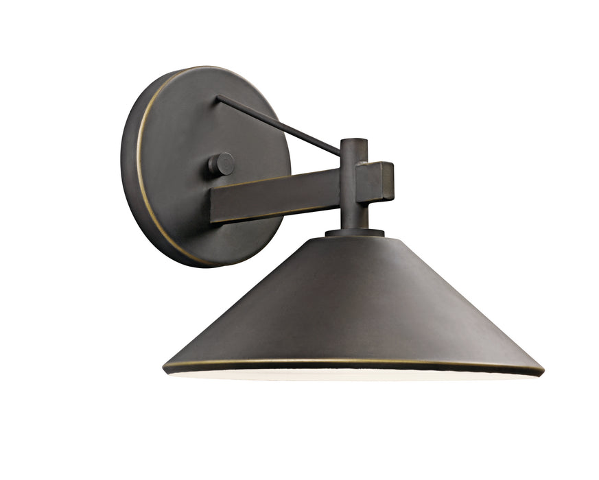 Ripley Indoor/Outdoor Wall 1-Light in Olde Bronze