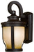 Merrimack 1-Light Wall Mount in Corona Bronze & White Double French Scavo Glass