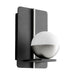 Iota Sconce in Black with Satin Nikcel - Lamps Expo
