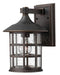 Freeport Medium Wall Mount Lantern in Oil Rubbed Bronze - Lamps Expo