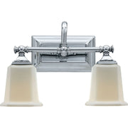 Nicholas 2-Light Bath Vanity in Polished Chrome