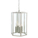 George 4-Light Pendant in Polished Nickel