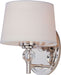 Rondo 1-Light Wall Sconce in Polished Nickel