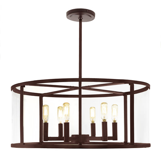 Merrick 6-Light Pendant in Oil Rubbed Bronze