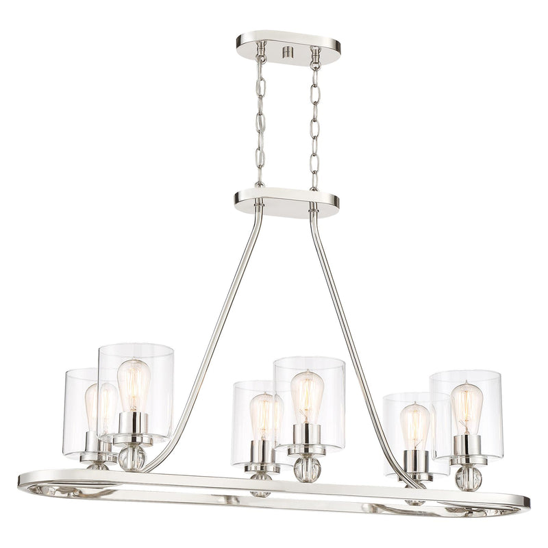 Studio 5 6-Light Island Fixture - Lamps Expo