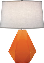 Robert Abbey (933) Delta Table Lamp with Oyster Linen Shade