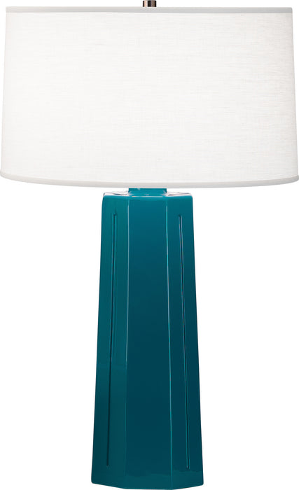 Robert Abbey (964) Mason Table Lamp with Oyster Linen Shade