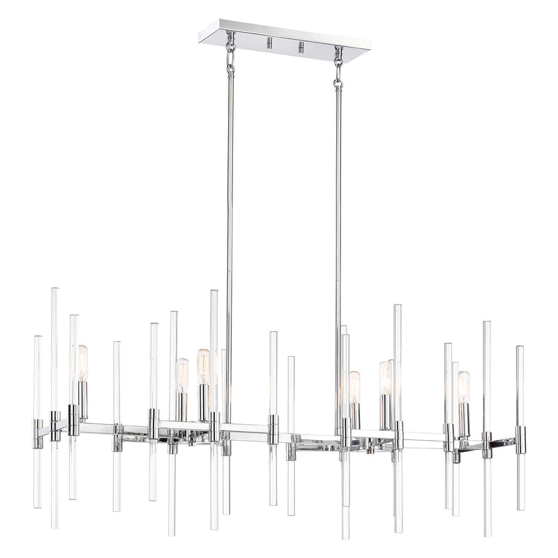 Pillar Island Fixture in Chrome - Lamps Expo