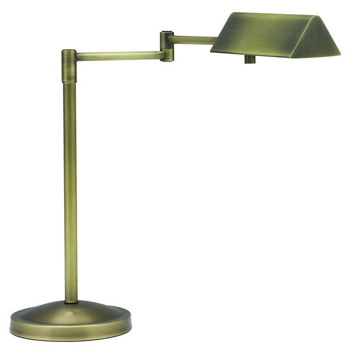 Pinnacle 16 Inch Antique Brass Table Lamp
