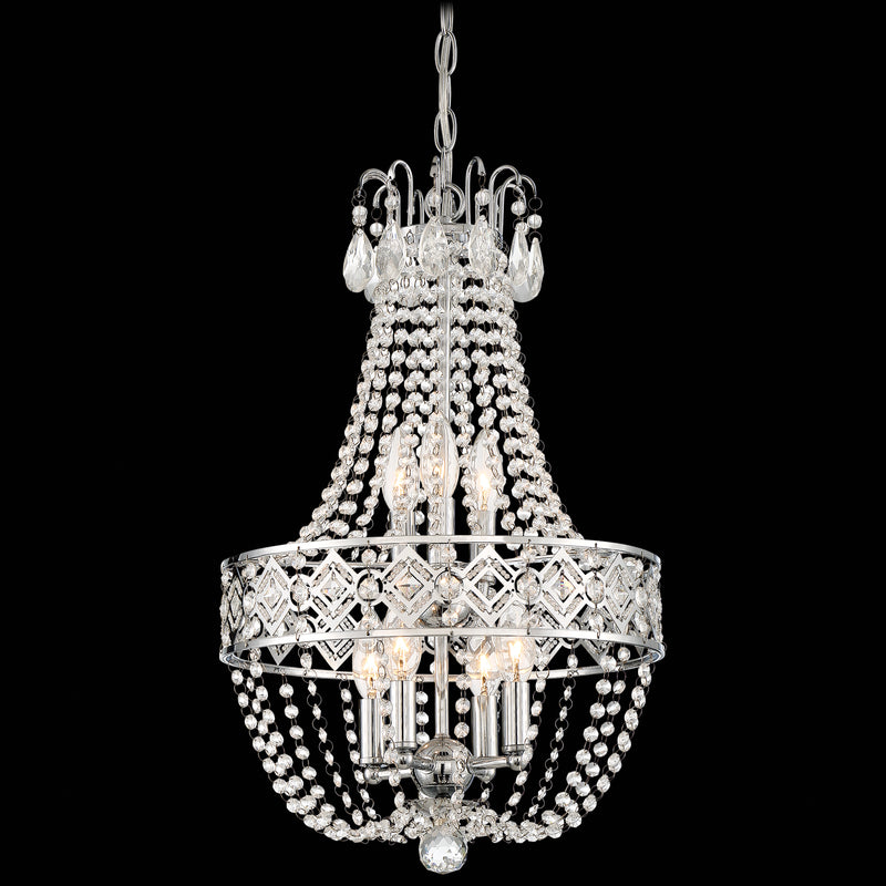 Mini-Chandelier in Chrome - Lamps Expo