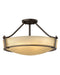 Hathaway Large Semi-Flush Mount in Olde Bronze