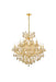 Maria Theresa 24-Light Chandelier in Gold with Golden Teak (Smoky) Royal Cut Crystal