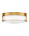 Colbin Large Flush Mount in Heritage Brass