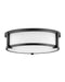 Lowell Large Flush Mount in Black
