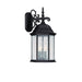 Main Street 3 Light Outdoor Wall Lantern in Black