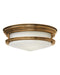 Hadley Medium Flush Mount in Brushed Bronze