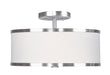 Park Ridge 2 Light Ceiling Mount in Brushed Nickel