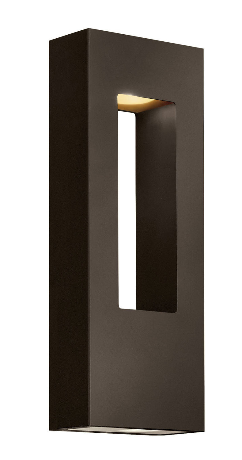 Atlantis Medium Wall Mount Lantern in Bronze - Lamps Expo
