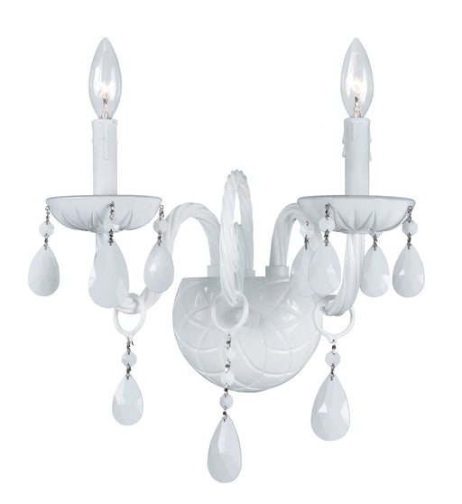 Envogue 2 Light Sconce in Wet White - Lamps Expo