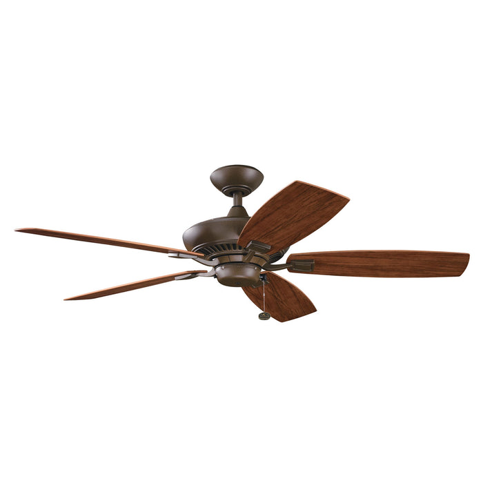 Canfield Patio 52 Inch Canfield Patio Fan in Tannery Bronze Powder Coat