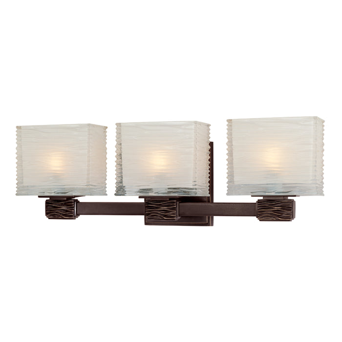 Hartsdale 3 Light Bath Bracket in Old Bronze - Lamps Expo