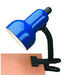 Clip-On Desk Lamp in Blue