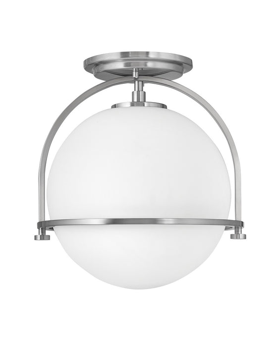 Somerset Small Semi-Flush Mount in Brushed Nickel