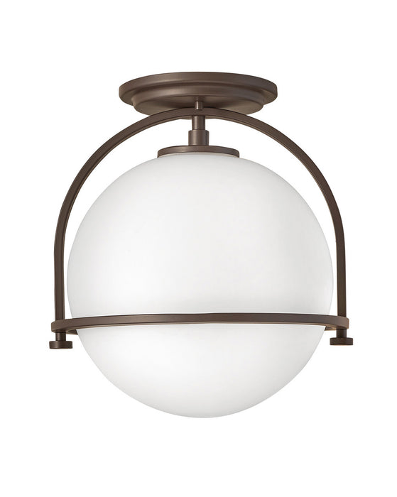 Somerset Small Semi-Flush Mount in Buckeye Bronze