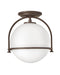 Somerset Small Semi-Flush Mount in Buckeye Bronze