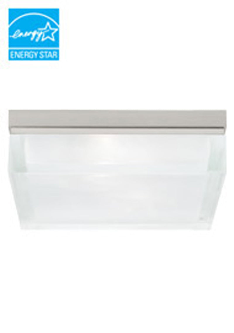 Boxie Large Flush Mount in Chrome - Lamps Expo