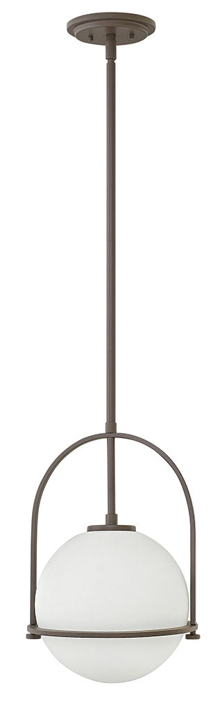 Somerset Medium Pendant in Buckeye Bronze