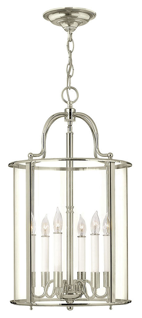 Gentry Large Single Tier in Polished Nickel