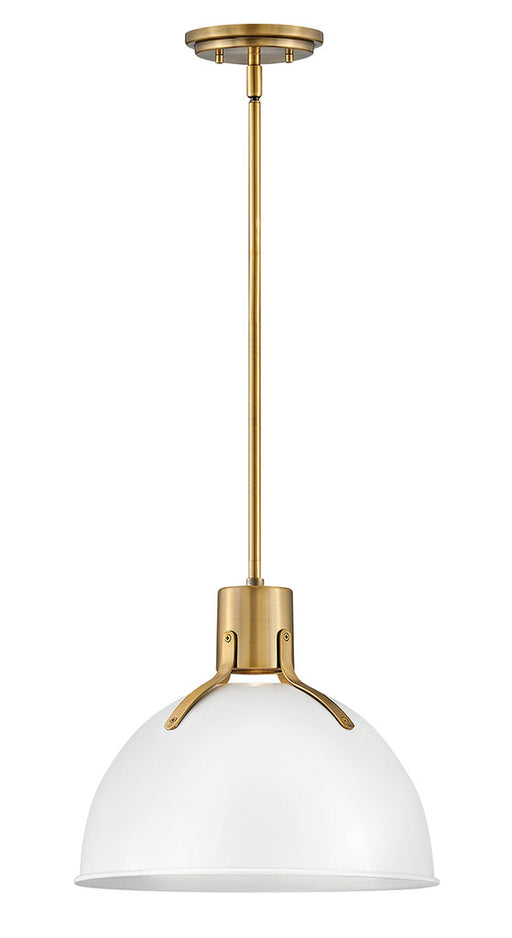 Argo Small Pendant in Polished White