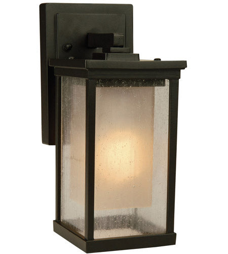 Riviera 1-Light Wall Lantern in Oiled Bronze Outdoor