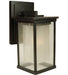 Riviera 1-Light Wall Lantern in Oiled Bronze Outdoor