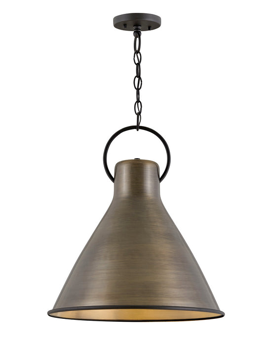 Winnie Medium Pendant in Dark Antique Brass