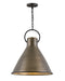 Winnie Medium Pendant in Dark Antique Brass