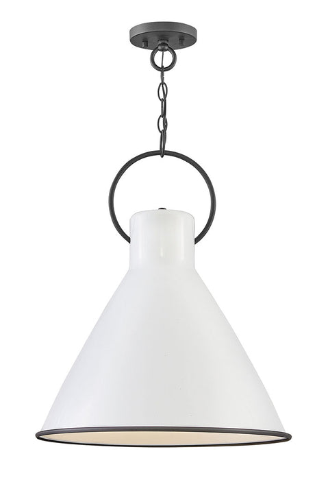 Winnie Medium Pendant in Polished White