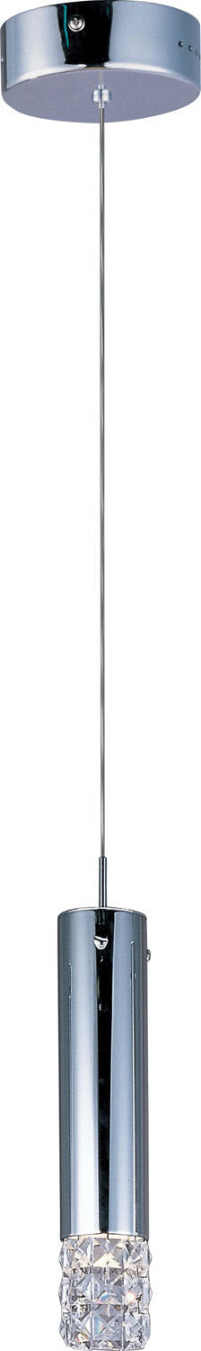 Bangle 1-Light Pendant in Polished Chrome - Lamps Expo